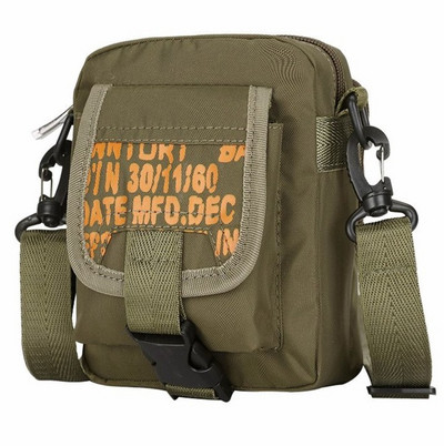 Férfi mindennapi táska két színben felirattal