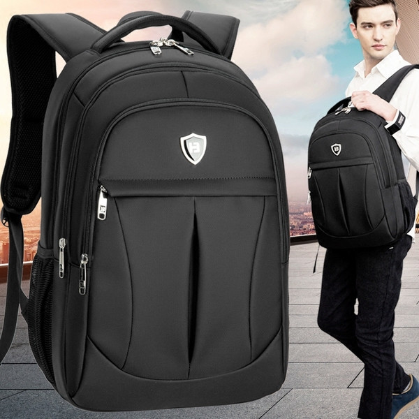 Rucsac modern pentru bărbați în negru în mai multe modele