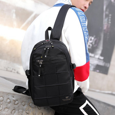 Rucsac zilnic pentru bărbați în trei culori cu emblemă