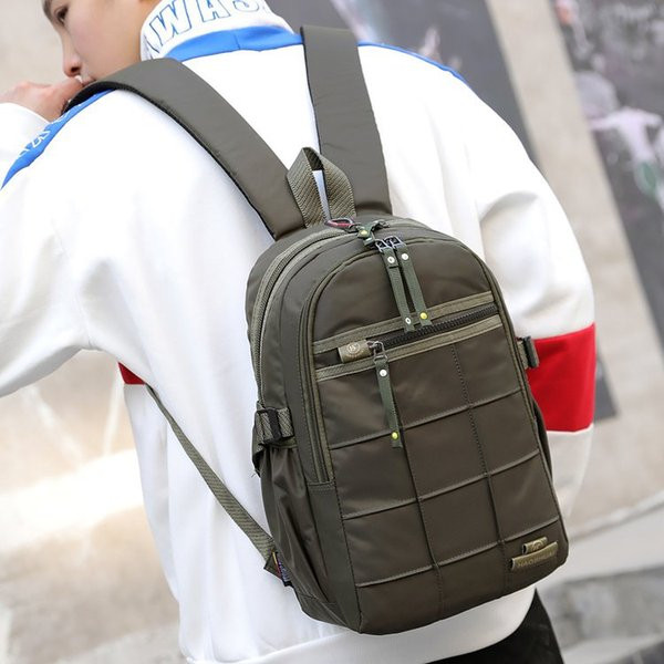 Rucsac zilnic pentru bărbați în trei culori cu emblemă