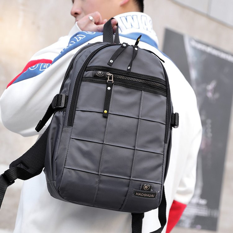 Rucsac zilnic pentru bărbați în trei culori cu emblemă