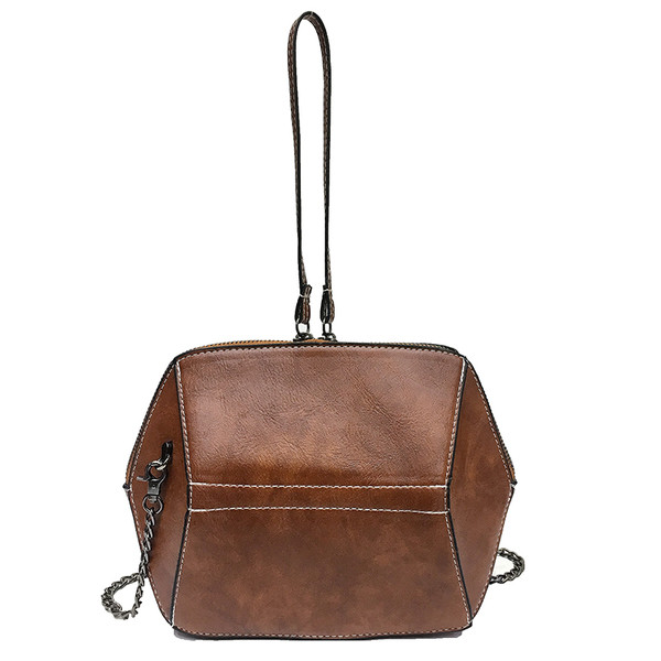 Geanta de dama eleganta cu fermoar si maner lung