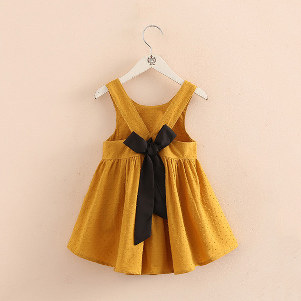 Modern gyerekruha sárga színű szalaggal