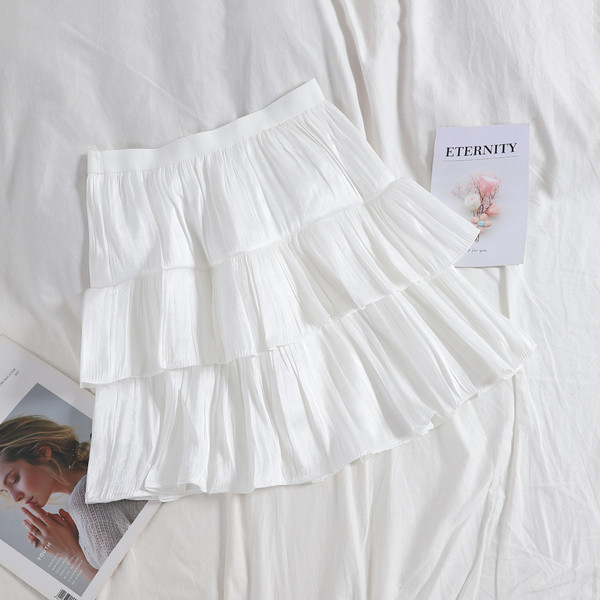 Modern női szoknya több színben, magas derékkal