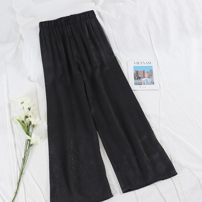 Pantaloni de dama moderni model lat cu talie inalta