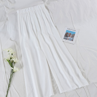 Pantaloni de dama moderni model lat cu talie inalta