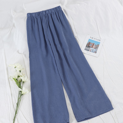 Pantaloni de dama moderni model lat cu talie inalta