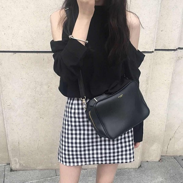 Fusta de dama moderna in carouri