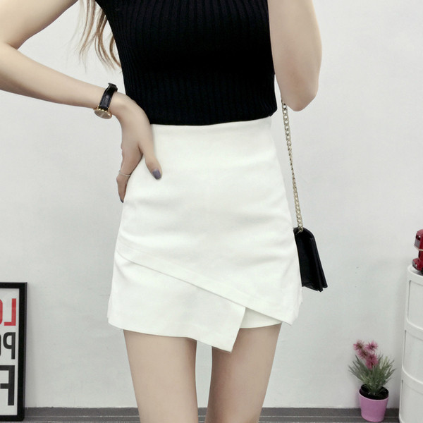 Модерен дамски панталон-пола в два цвята