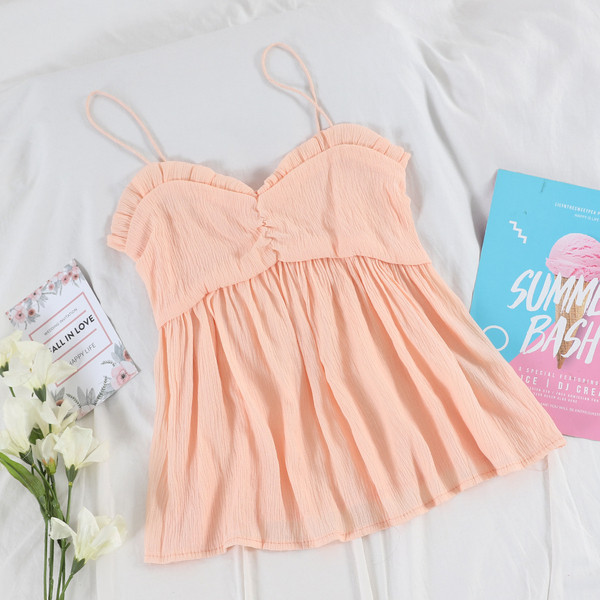 Stílusos női felső több színben, vékony pántokkal