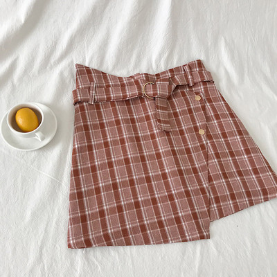 Női kockás szoknya transzferrel több színben