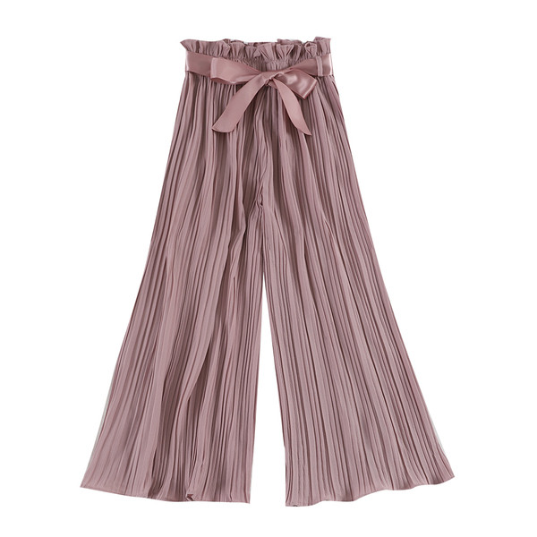 Modern női nadrág több színben szalaggal