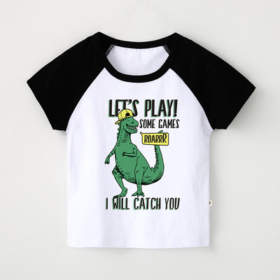 Tricou pentru copii pentru baieti in doua culori cu aplicatie