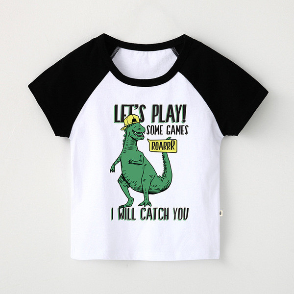 Детска тениска за момчета в два цвята с апликация