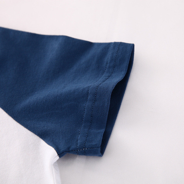 Детска тениска за момчета в два цвята с апликация