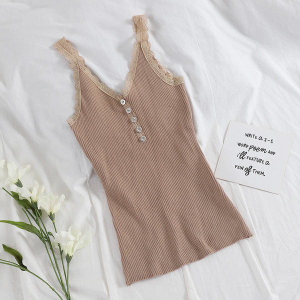 Maieu modern de dama cu nasturi si dantela in mai multe culori