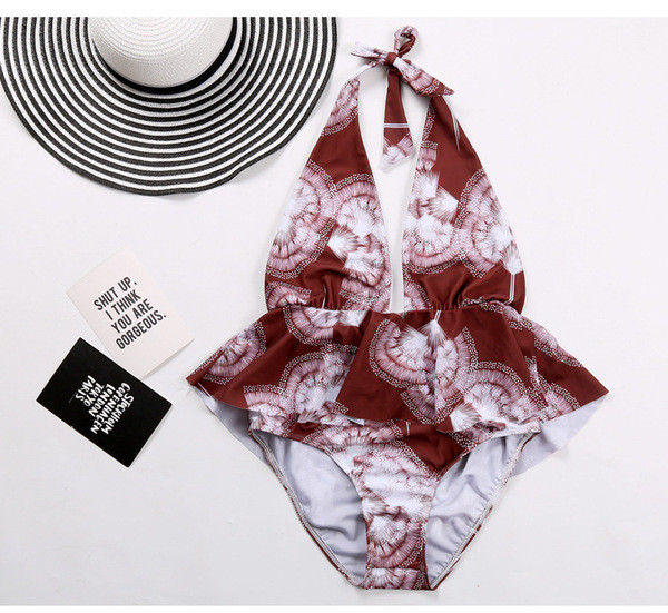 Modern női teljes fürdőruha