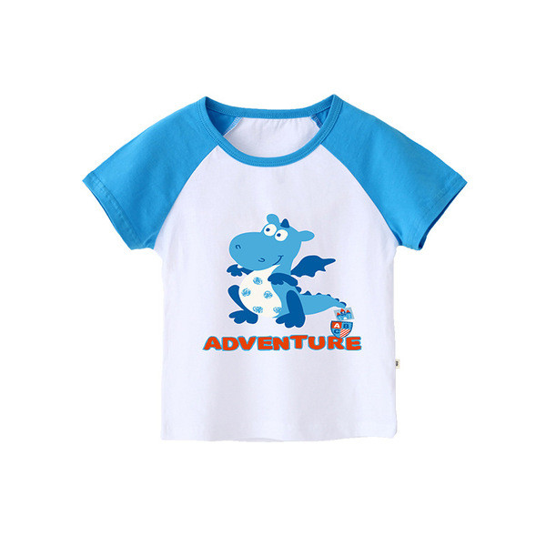 Gyermek póló fiúknak, rövid ujjú három színben