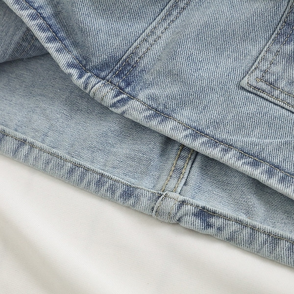 Fusta dama sport din denim in doua culori