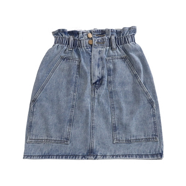 Fusta dama sport din denim in doua culori