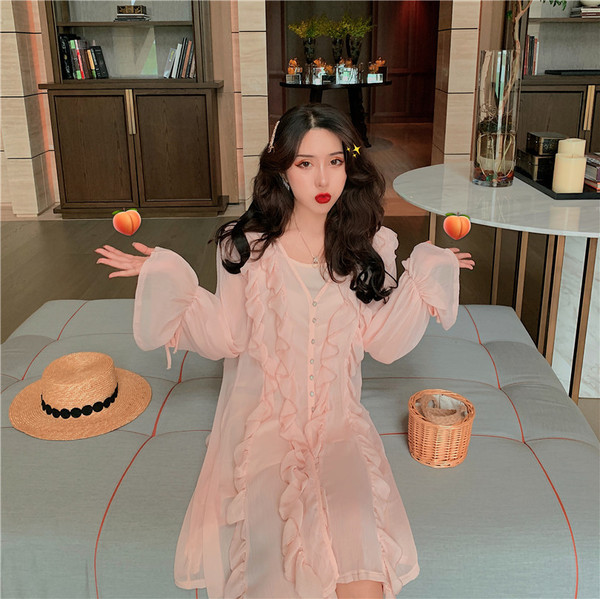 Rochie de dama moderna model lat cu nasturi