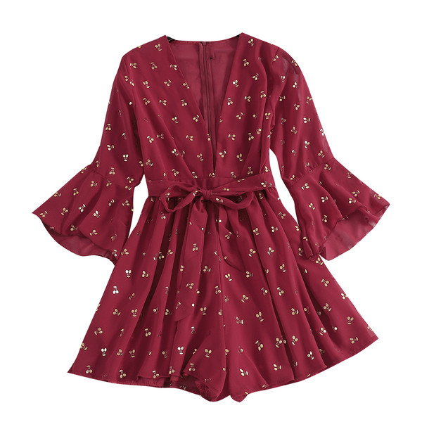 Salopeta de dama moderna in mai multe culori cu decolteu in V