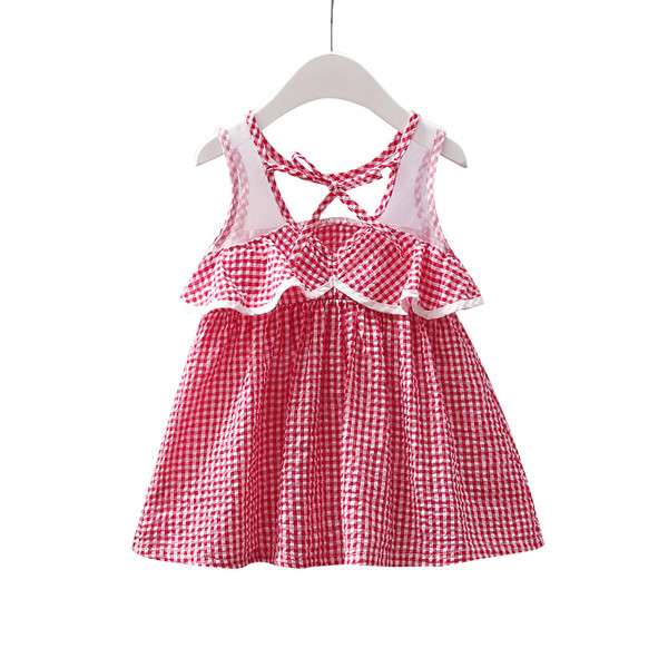 Piros színű modern gyerekruha