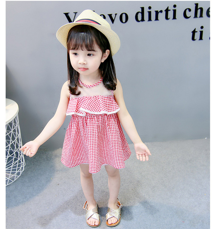 Piros színű modern gyerekruha