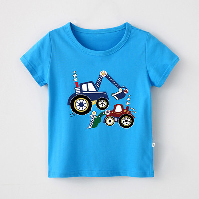 Gyermek póló fiúknak több színben rátéttel