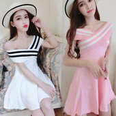 Modern női ruha három színben