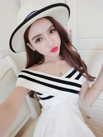 Modern női ruha három színben