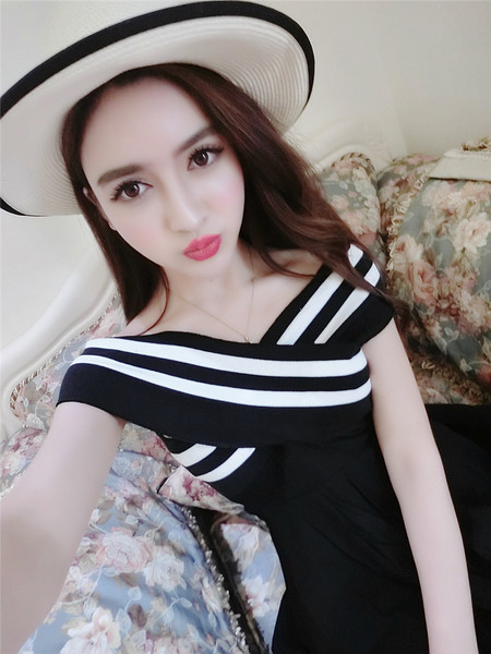 Modern női ruha három színben