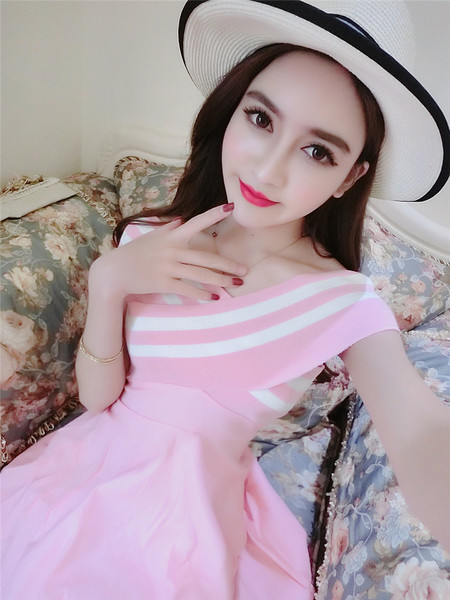 Modern női ruha három színben