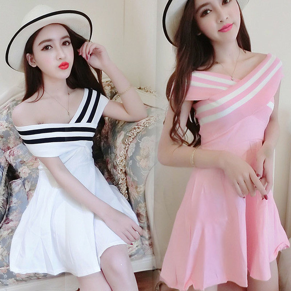 Modern női ruha három színben