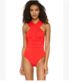 Modern női teljes fürdőruha fekete-fehér színben