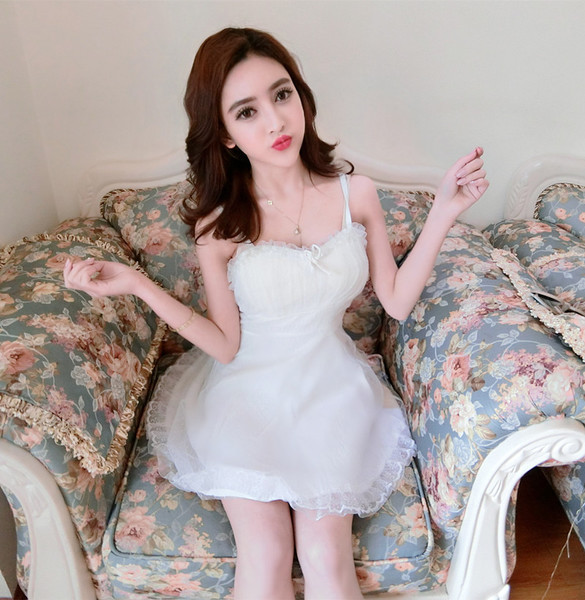 Rochie actuală de damă în alb și roz