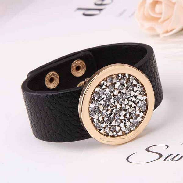 Női modern karkötő három színben kövekkel