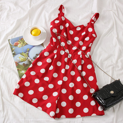 Aktuális női overál pöttyökkel több színben