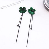 Stílusos női hosszú fülbevaló két színben