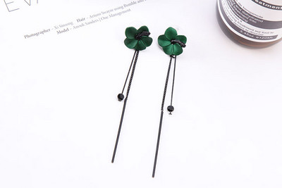 Stílusos női hosszú fülbevaló két színben