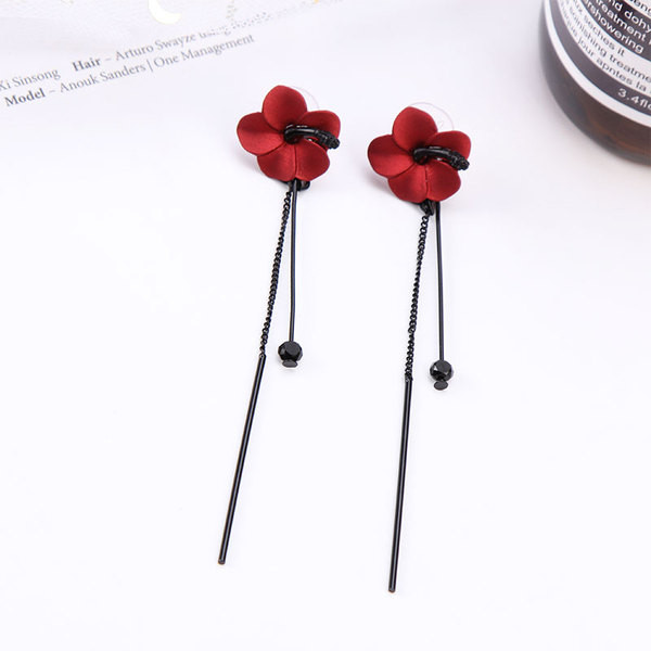 Stílusos női hosszú fülbevaló két színben