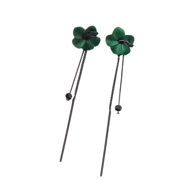 Stílusos női hosszú fülbevaló két színben