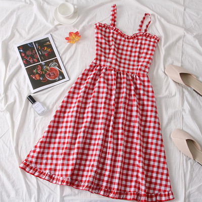 Új modell kockás női ruha többféle színben