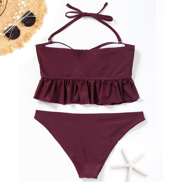 Stílusos női fürdőruha két részből