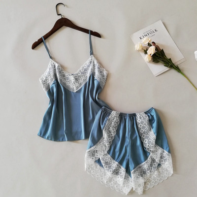 Modern női pizsama két részből, több színben