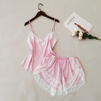 Modern női pizsama két részből, több színben