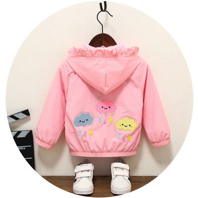 Modern gyerek tavaszi kabát lányoknak többféle színben