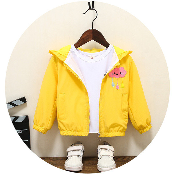 Modern gyerek tavaszi kabát lányoknak többféle színben