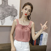 Modern női felső szalaggal, többféle színben