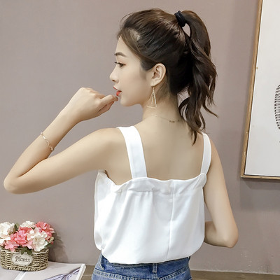 Modern női felső szalaggal, többféle színben